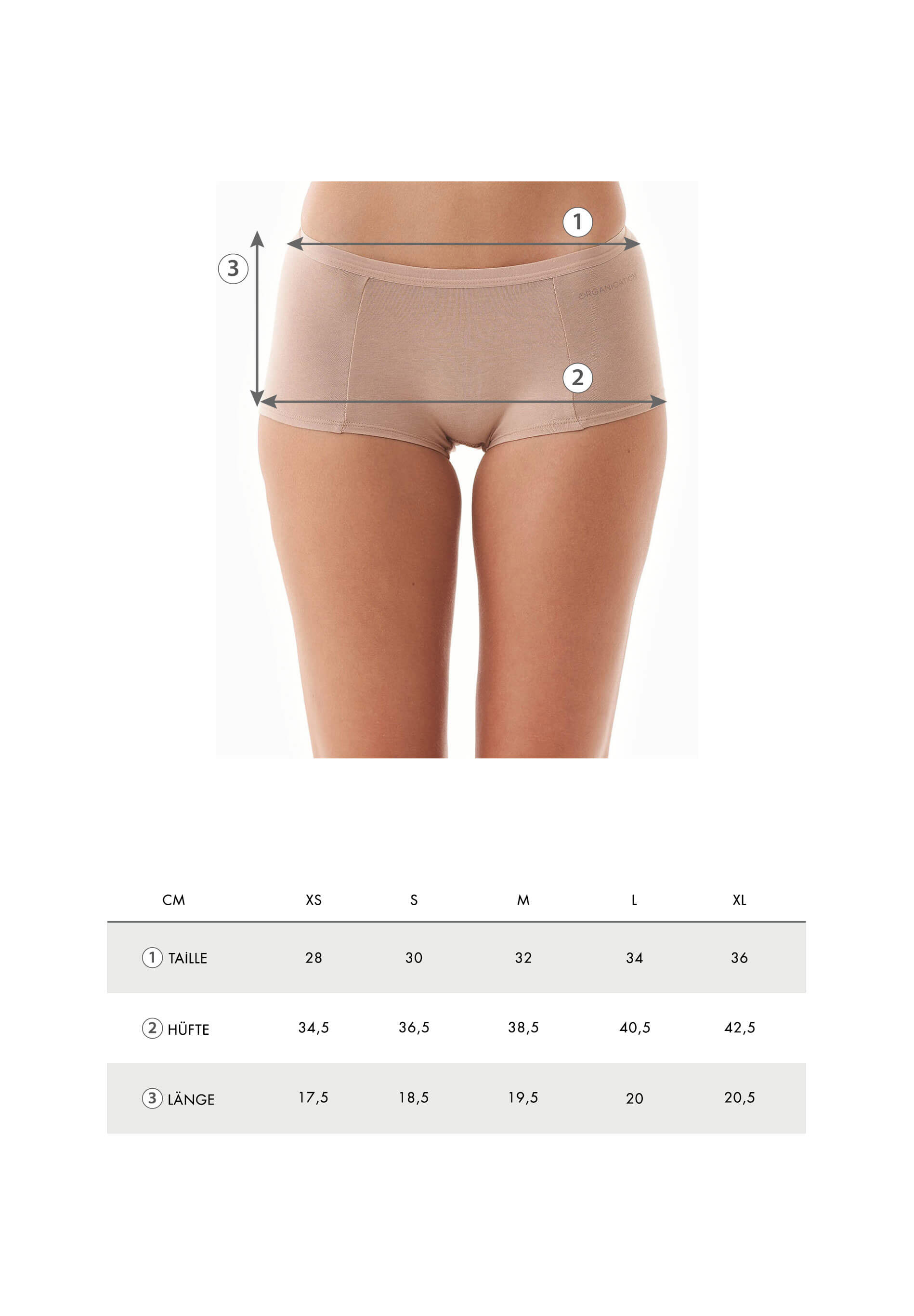 BLAIRE | Boyshorts Panty aus Bio-Baumwolle und TENCEL™ Modal im 6er-Pack