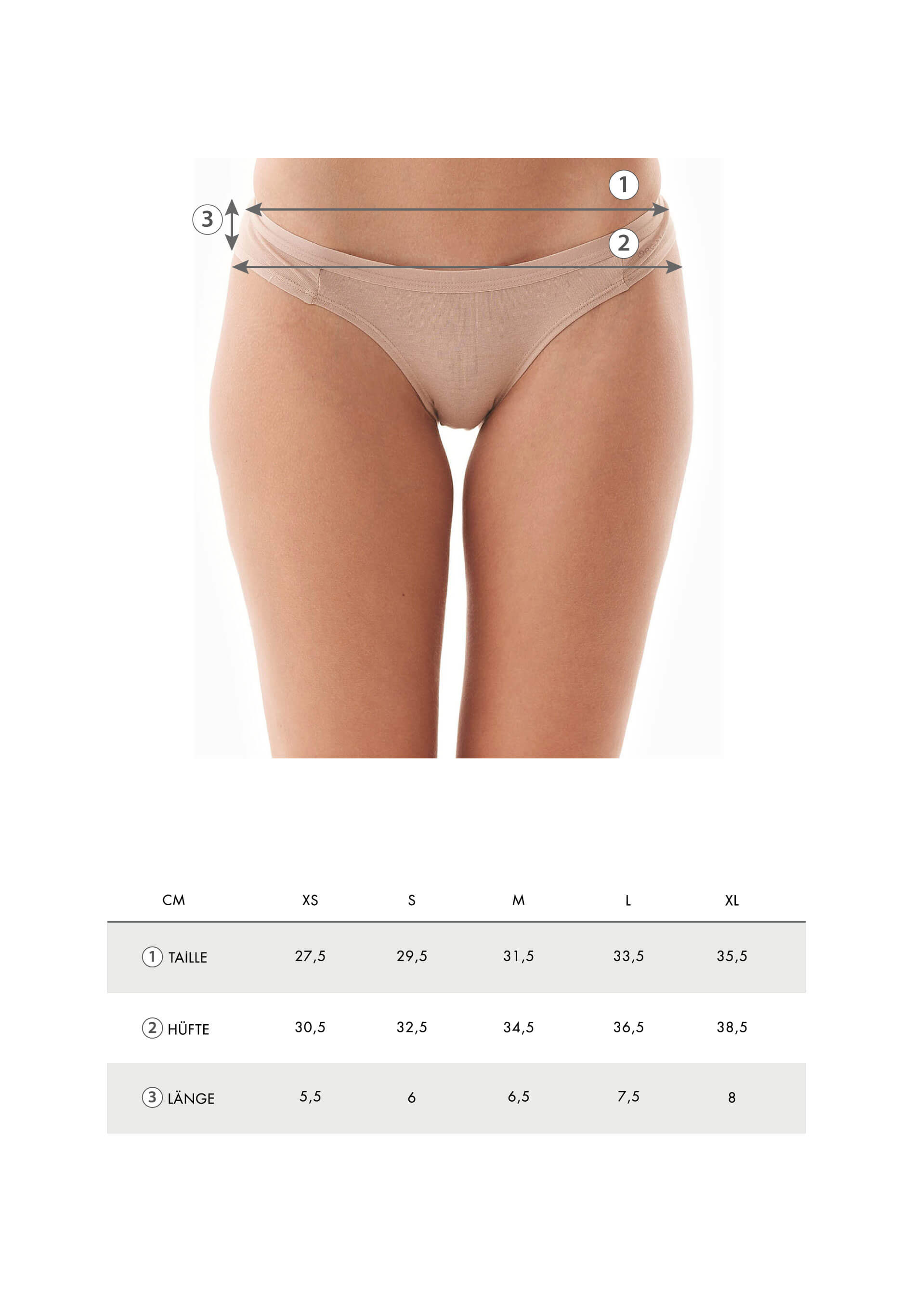 KAMILLA | Slip aus Bio-Baumwolle und TENCEL™ Modal im 6er-Pack