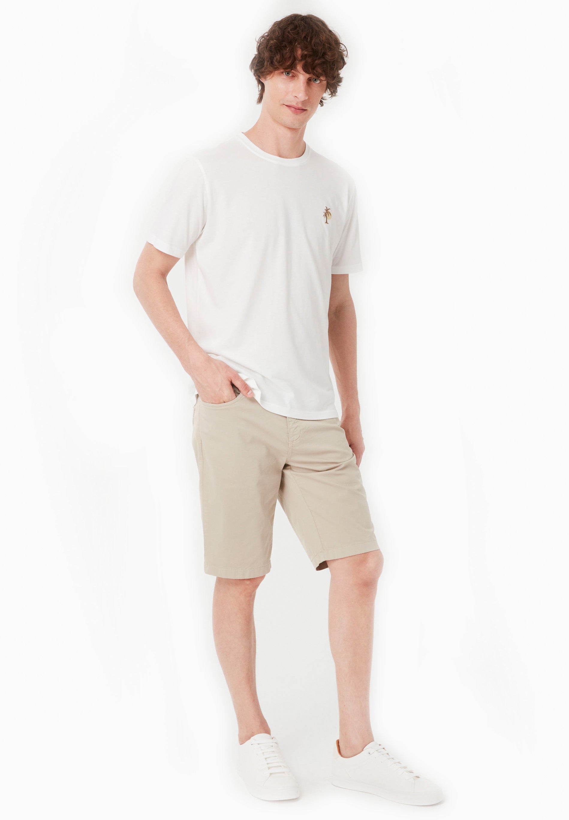 Regular-Fit Shorts aus Bio-Baumwolle