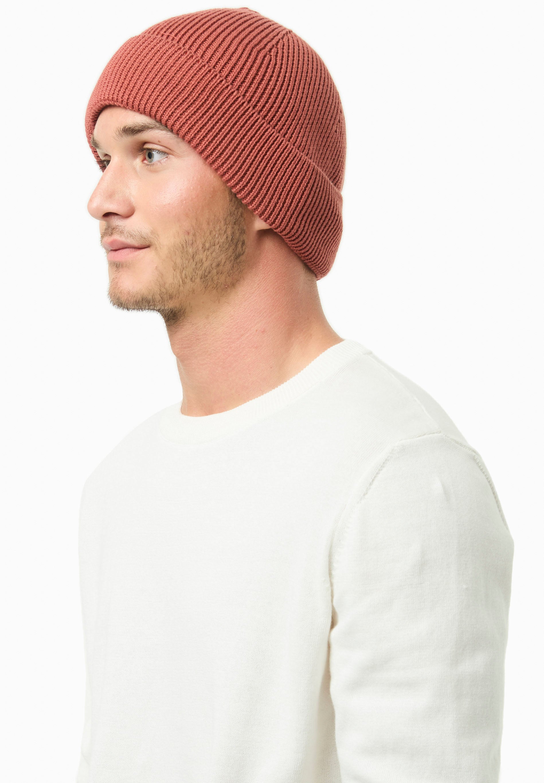 Unisex Strick-Beanie aus Bio-Baumwolle