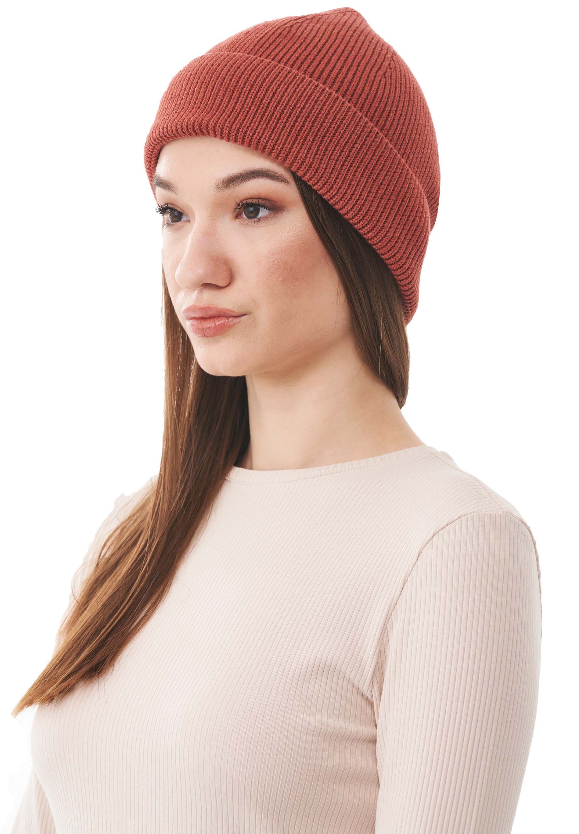 Unisex Strick-Beanie aus Bio-Baumwolle