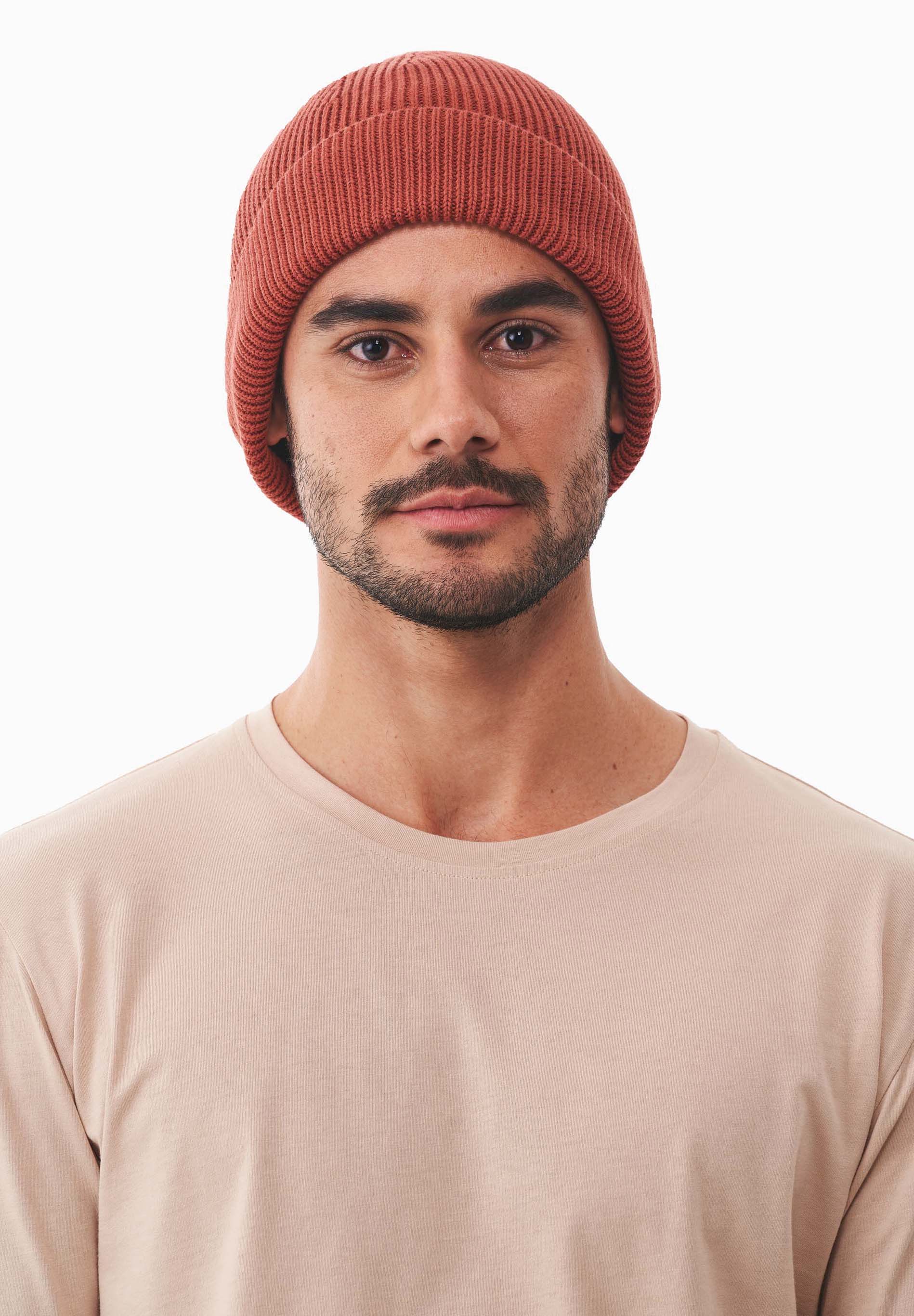 Unisex Strick-Beanie aus Bio-Baumwolle