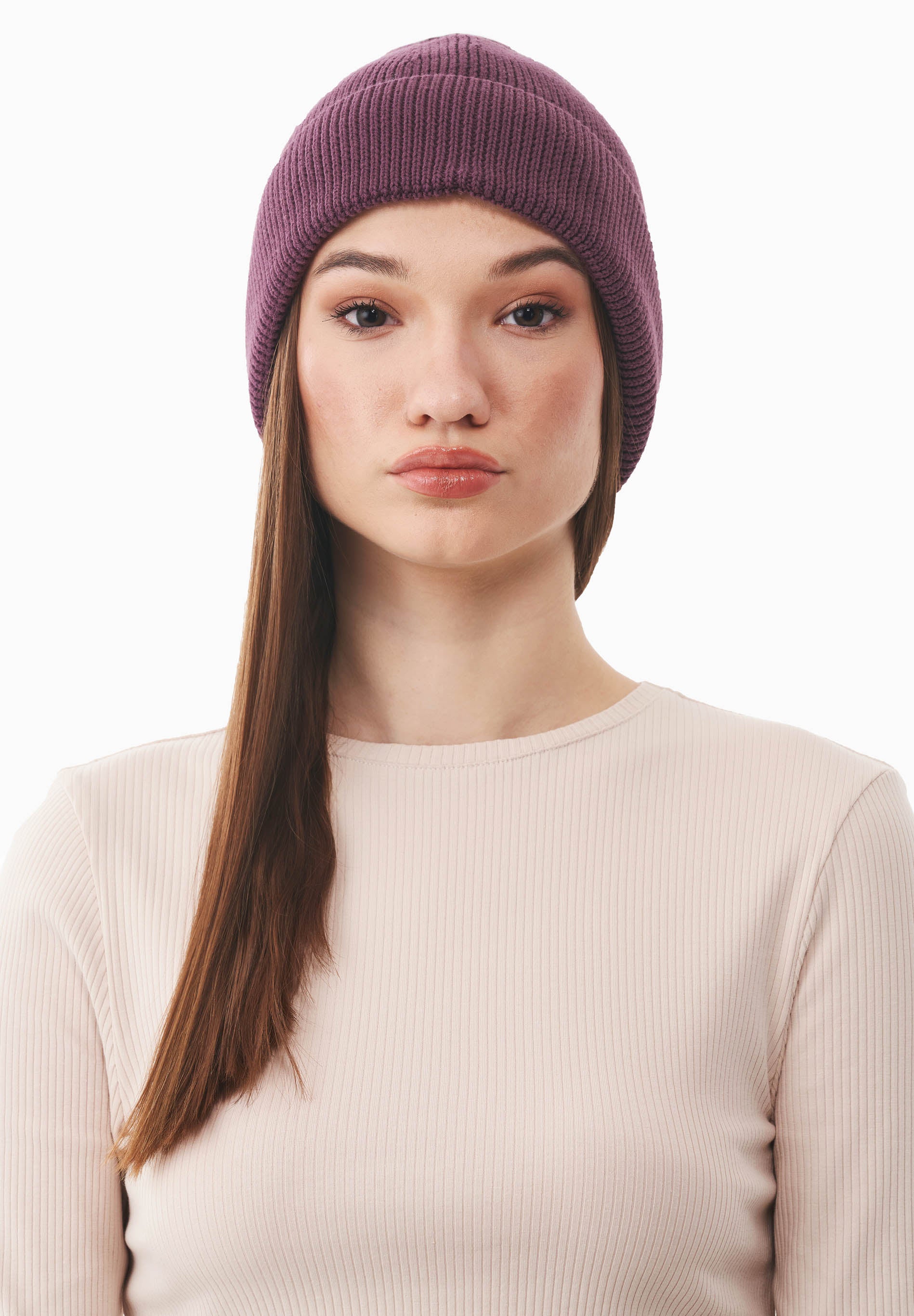 Unisex Strick-Beanie aus Bio-Baumwolle