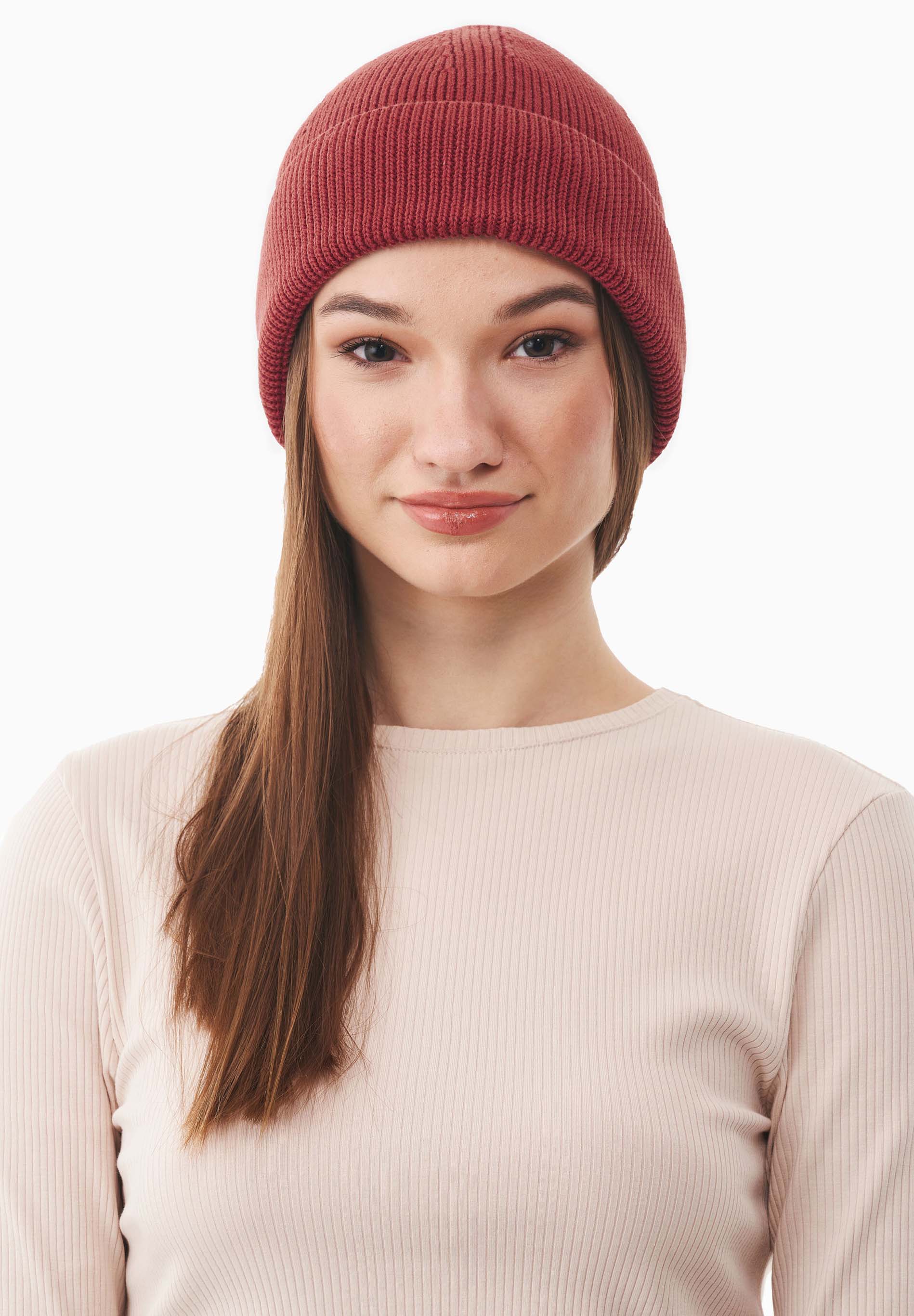 Unisex Strick-Beanie aus Bio-Baumwolle