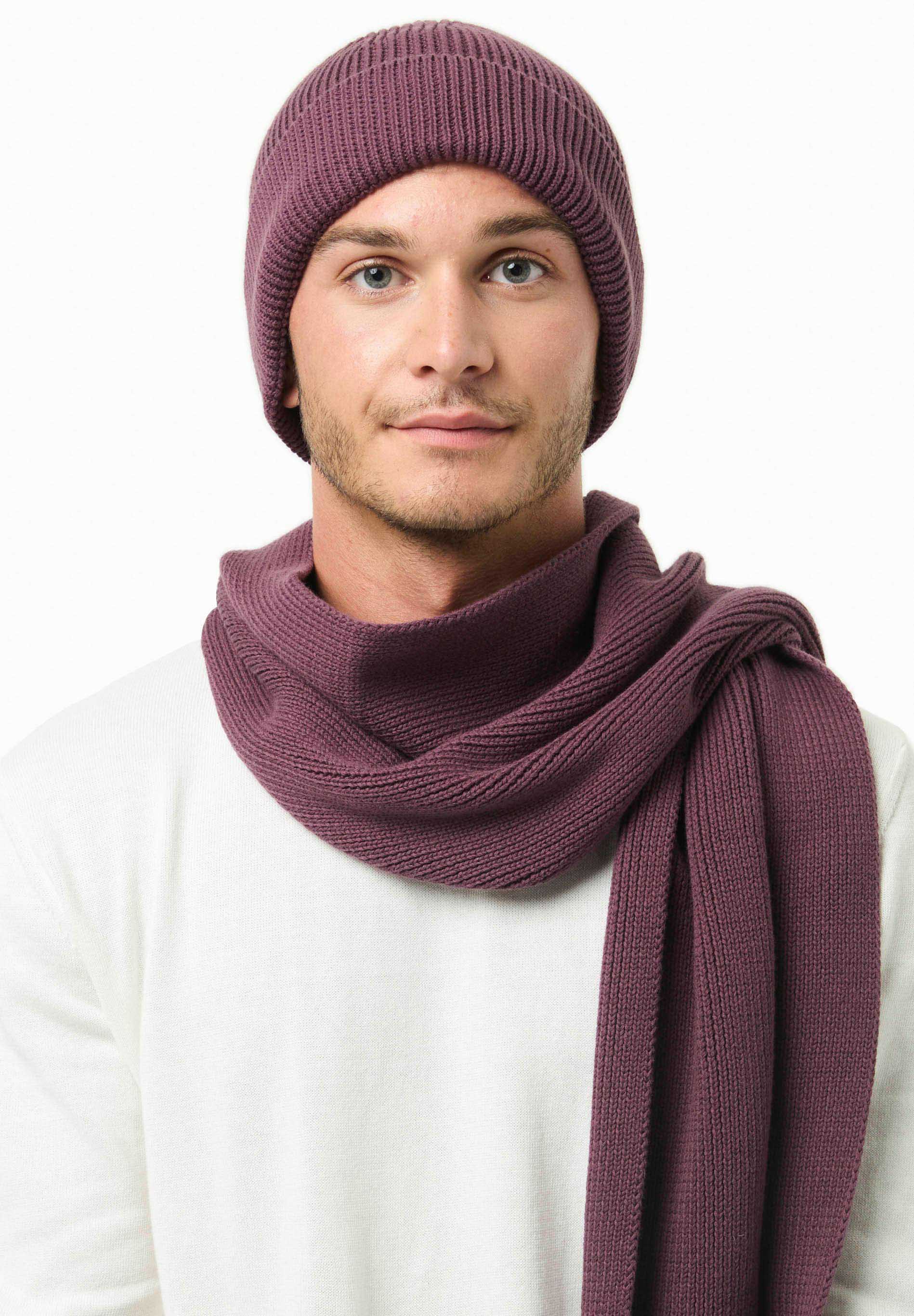 Unisex Strickschal aus Bio-Baumwolle