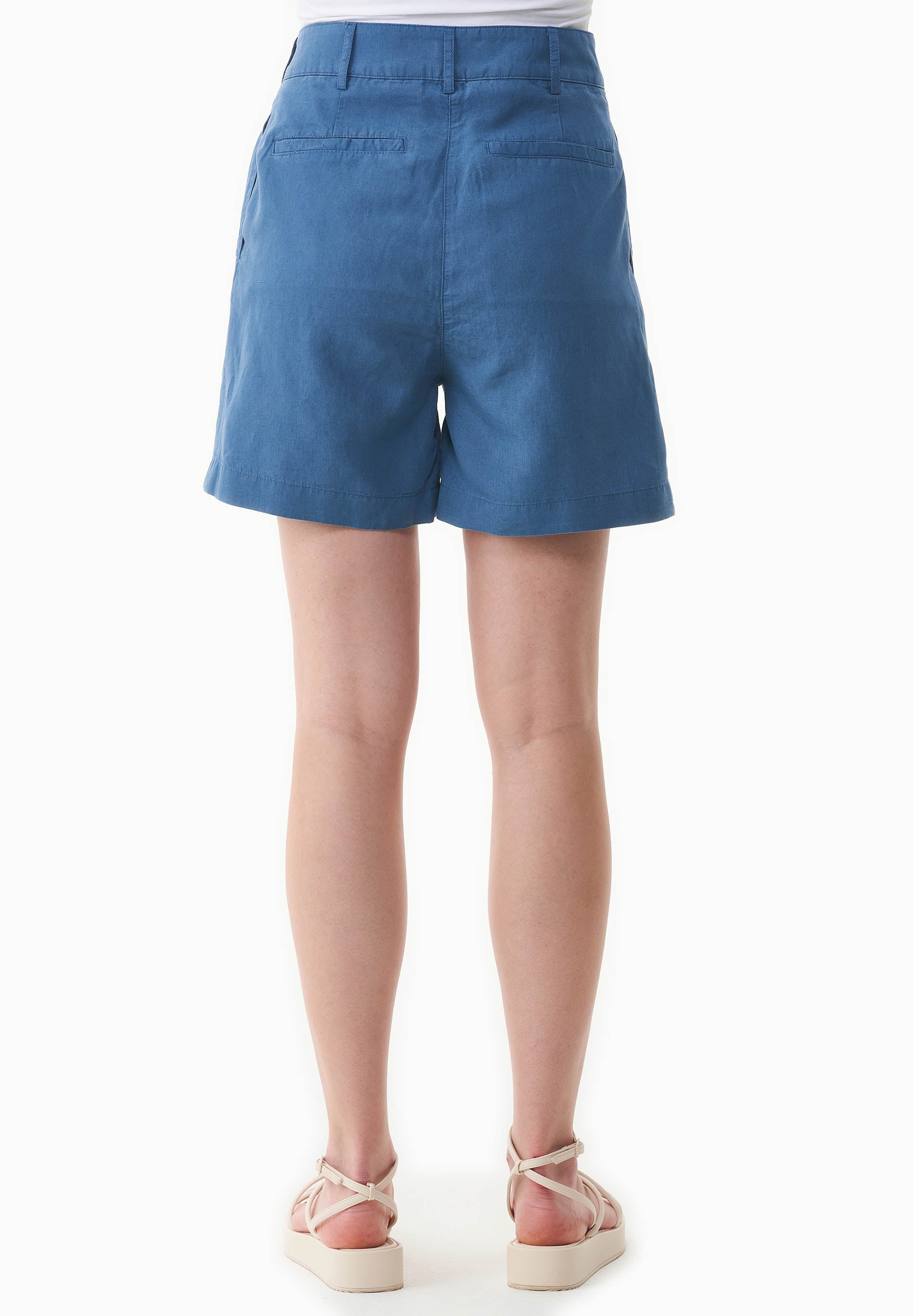 Shorts aus TENCEL™ Lyocell und Leinen