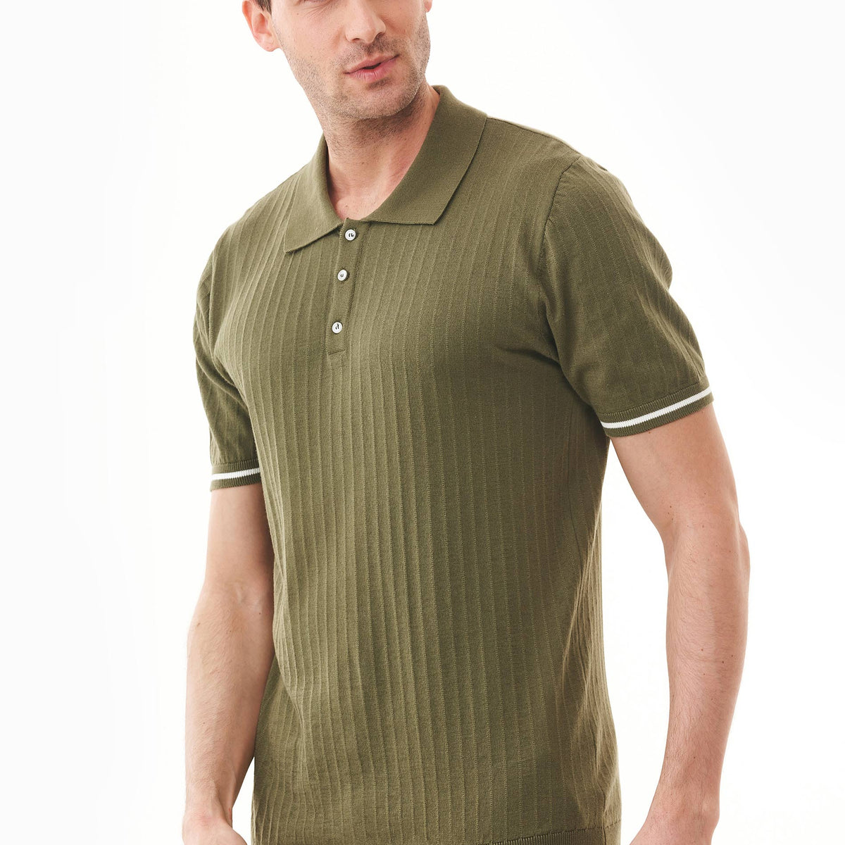 Strick-Poloshirt aus Bio-Baumwolle | Mode Faire Herren
