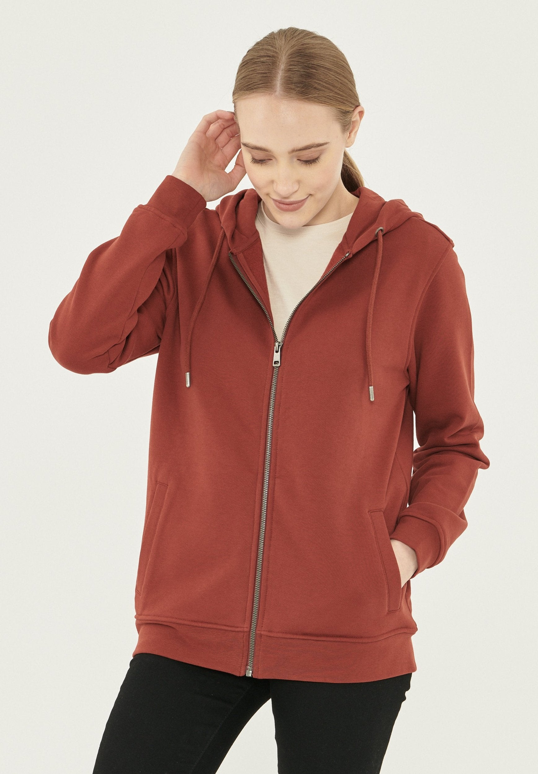 Sweatjacke aus Bio-Baumwolle